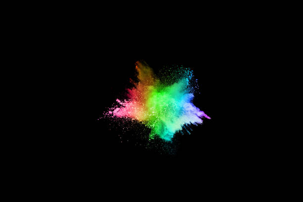 istock abstract colored dust explosion on a black background.abstract powder splatted background,Freeze motion of color powder exploding/throwing color powder, multicolored glitter texture. 1144855292