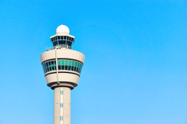 istock Air control tower on an airport in the Netherlands 1144856270