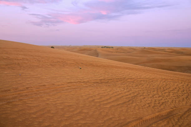 istock Sand desert sunset view, Dubai, United Arab Emirates 1144862125