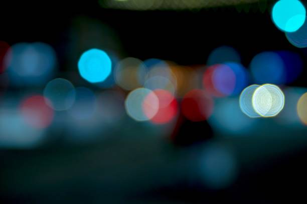 istock Los Angeles Sunset Blvd Car light Bokeh 1144864857