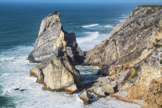 istock Beautiful Ursa beach with its colossal rock formations 1144867630
