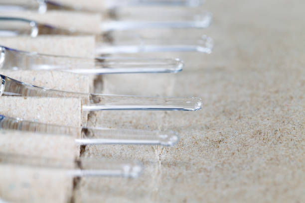 istock transparent glass ampoules with medicine 1144870023