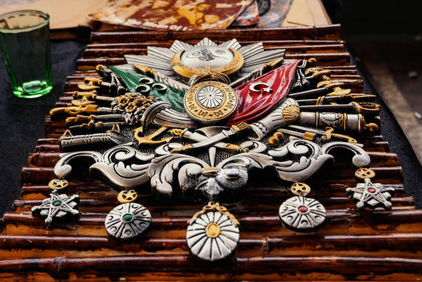 istock Old Ottoman and Turkish antique silver 1144871515