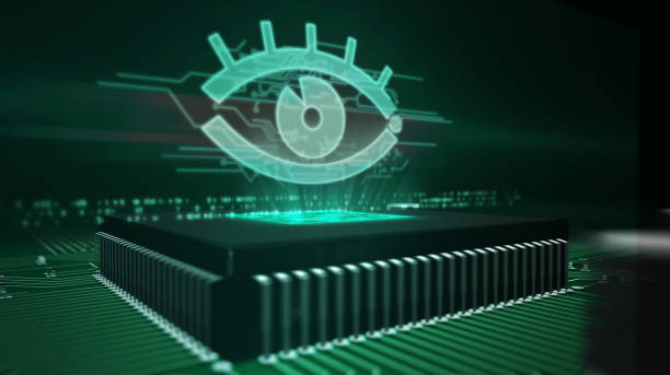 istock CPU on board with spy eye hologram 1144872933