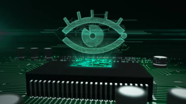 istock CPU on board with spy eye hologram 1144872940