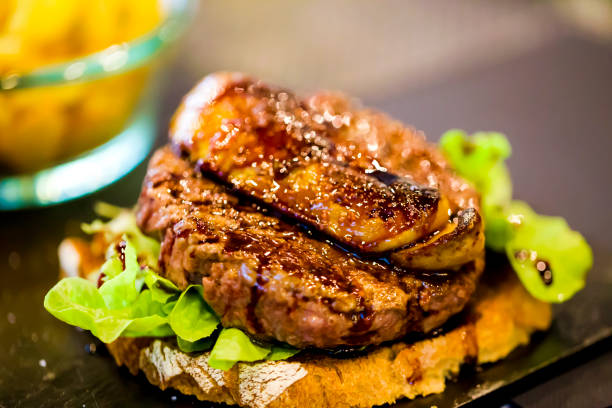 istock Close up of a juicy burger. 1144873128
