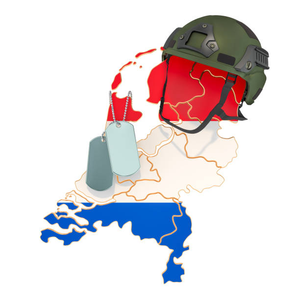 istock The Netherlands military force, army or war concept. 3D rendering isolated on white background 1144876019