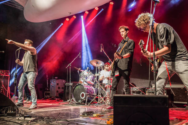 istock Young musicians on the stage 1144876144