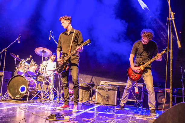 istock Young musicians on the stage 1144876156