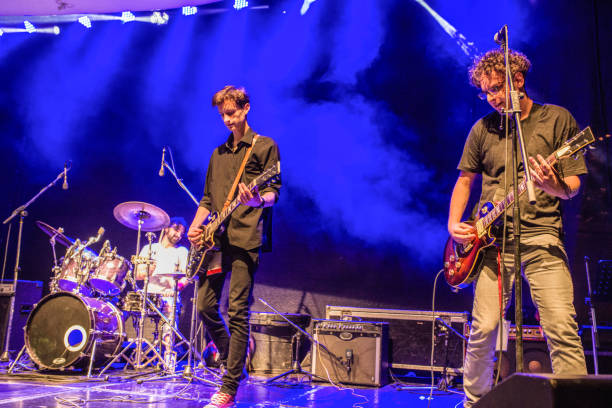 istock Young musicians on the stage 1144876171