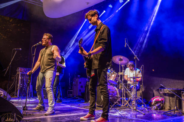istock Young musicians on the stage 1144876172