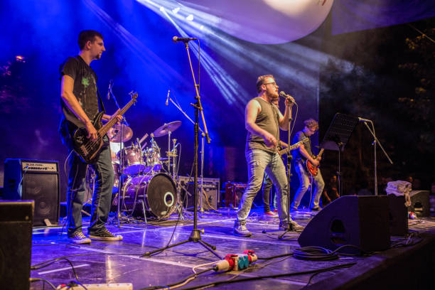 istock Young musicians on the stage 1144876207