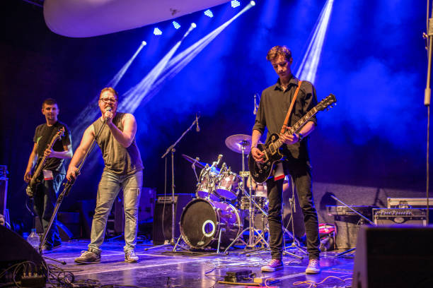 istock Young musicians on the stage 1144876234