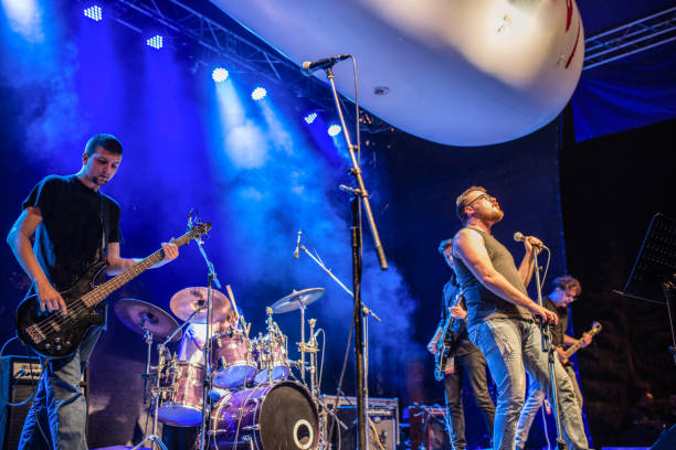 istock Young musicians on the stage 1144876235