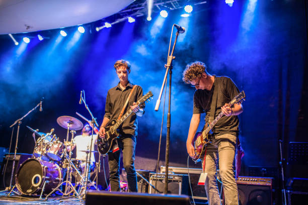 istock Young musicians on the stage 1144876281