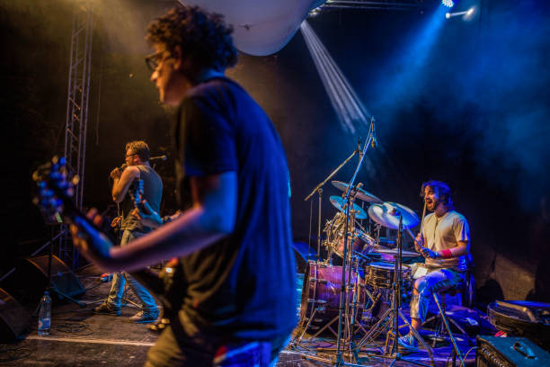 istock Young musicians on the stage 1144876329