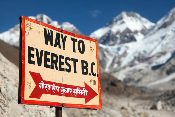 istock way to mount everest b.c., Nepal Himalayas mountains 1144884064
