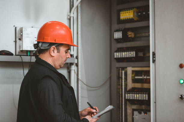 istock Male Technician Doing a Quality Control at the Heating Station 1144896405