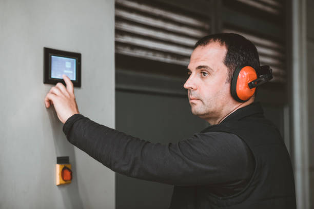 istock Engineer is Controlling the Work of Heating Plant 1144896408