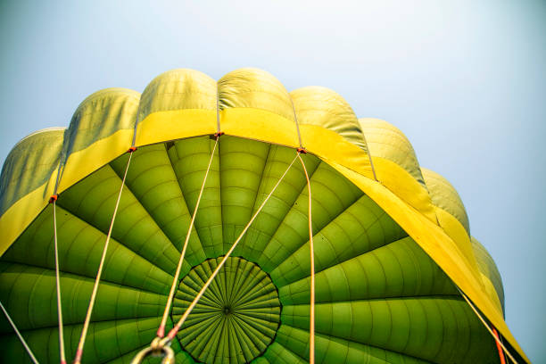 istock Hot air balloon in the sky 1144906484