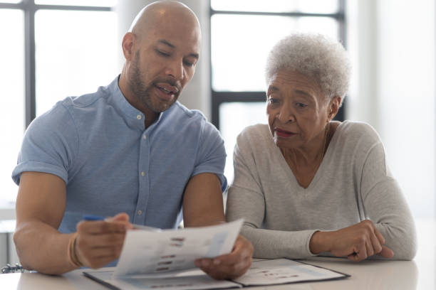 istock Male Financial Advisor With Senior Client 1144910902