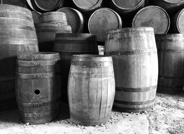 istock Bunch of barrels 1144912924