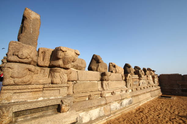 istock Shore Temple Complex in Mahabalipuram, Kanchipuram, Tamil Nadu, India 1144920811