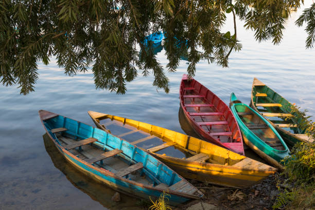 istock Nepal Boats in phewa lake Nepal 1144925773