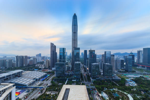 istock Shenzhen city skyline 1144927529
