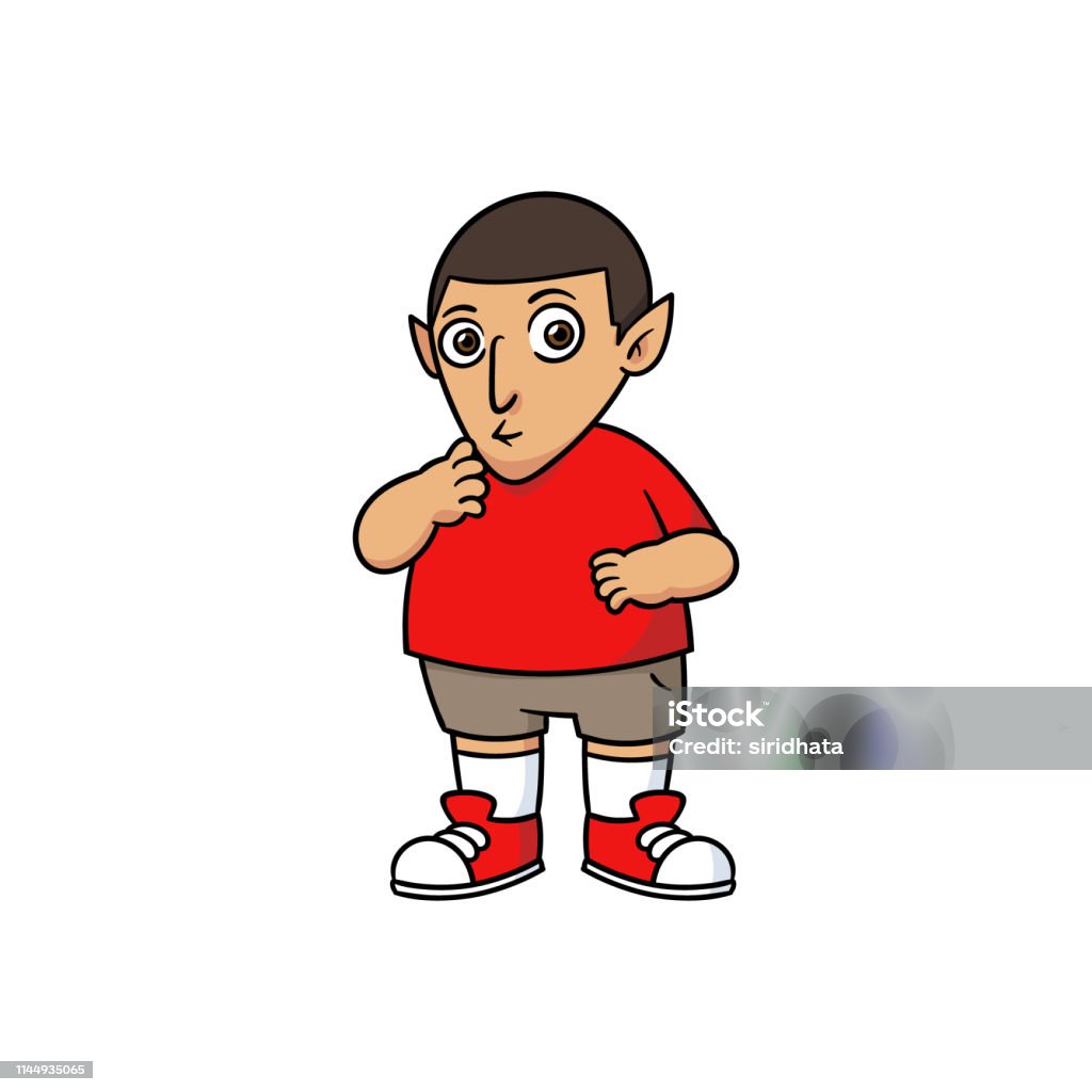 Cartoon Short And Pudgy Male Character Stock Illustration - Download Image  Now - Adult, Cartoon, Characters - iStock