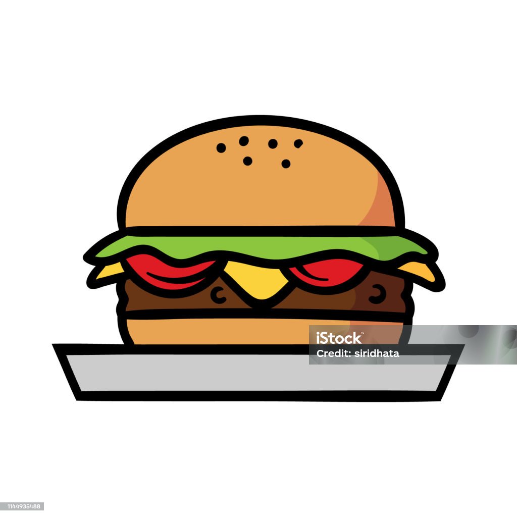 Cartoon Cheeseburger Trên Đĩa Hình minh họa Sẵn có - Tải xuống Hình ảnh  Ngay bây giờ - Bánh mì kẹp thịt, Biểu tượng - Ký hiệu chữ viết, Burger phô  mai - iStock