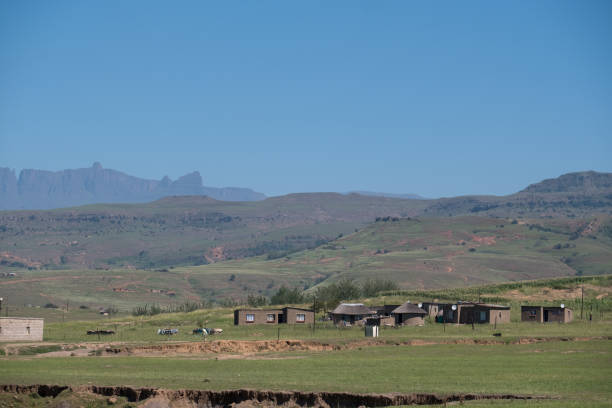 istock Small village in the mountains 1144937622