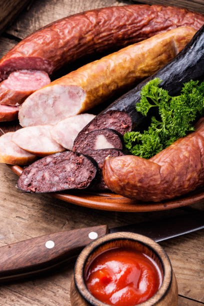 istock Assortment of salami 1144943762