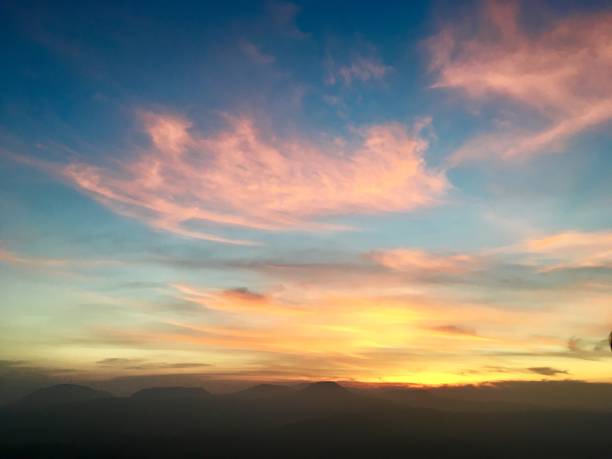 istock Twilight colorful sun and sky 1144943794