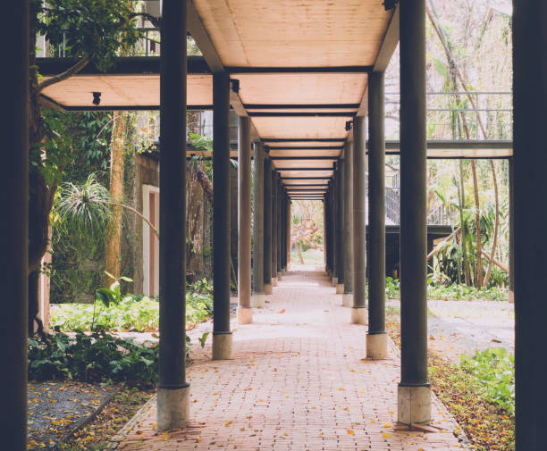 istock Detail of tunnel square exit structure in the outdoor park 1144947876