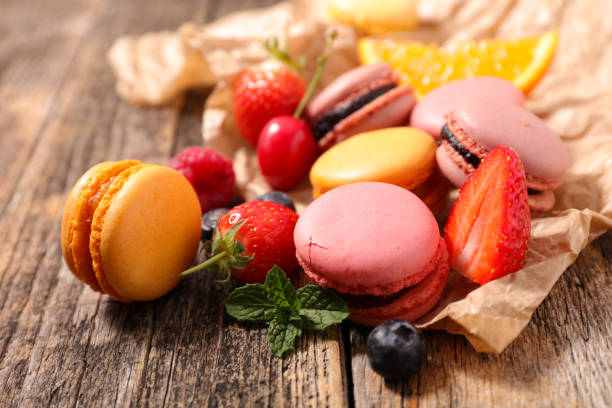 istock french traditional biscuit, colorful macaroon 1144952114