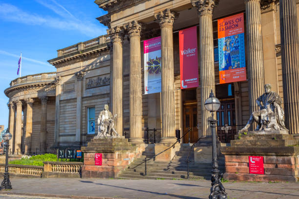 Liverpool, UK - May 17 2018: Walker Art Gallery at William Brown Street in Liverpool City centre, one of the largest art collections in England dates from 1819