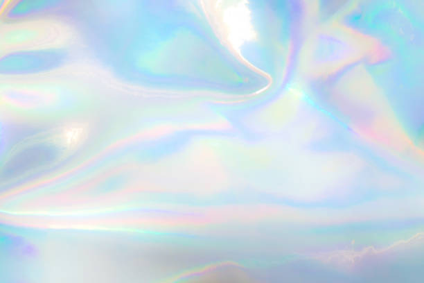 pastellfarbener holografischer hintergrund - futurismus fotos stock-fotos und bilder