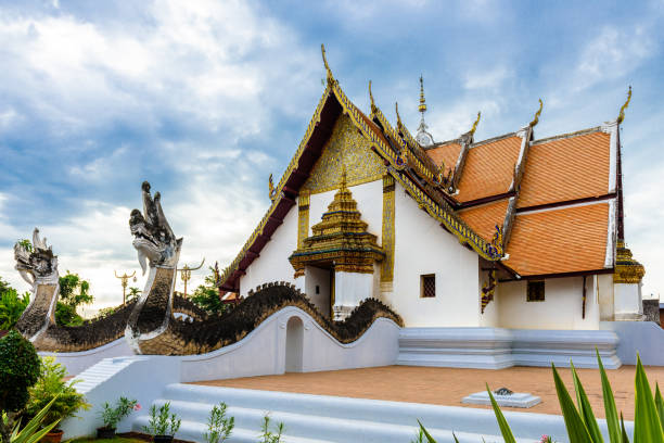 wat phumin, muang district, nan province, thailand. - wat phumin stock-fotos und bilder