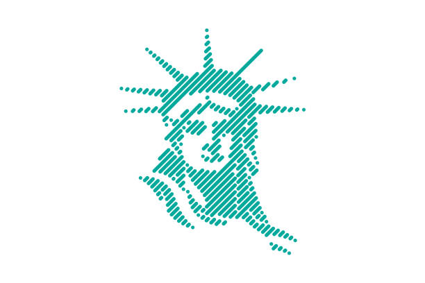 Statue of Liberty Statue of Liberty statue of liberty replica stock illustrations