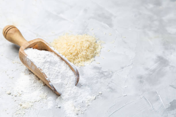 istock Gluten free concept - rice flour 1144977347
