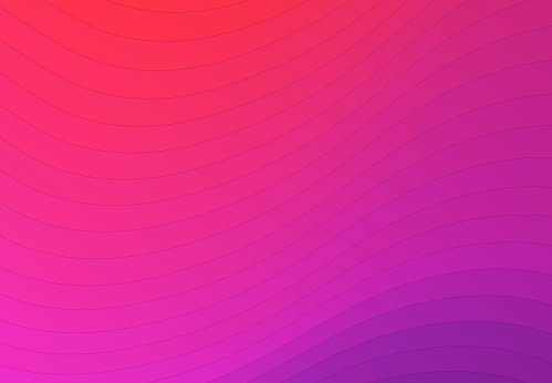 abstract luminous colorful horizontal background with red orange violet purple wavy stripes