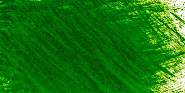 istock Dark green watercolor frame with torn strokes and stripes. Abstract background for design, layouts and patterns. 1144989435