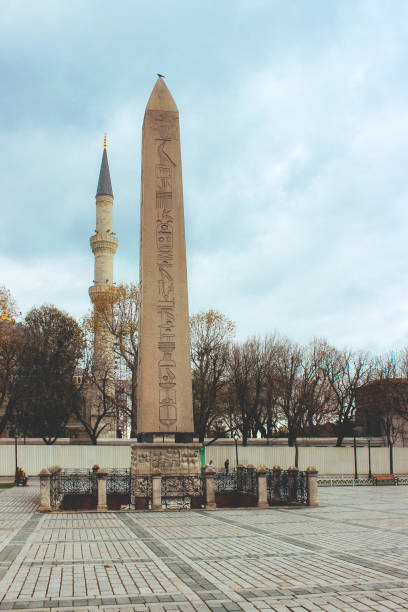istock Egyptian Obelisk in Istanbul on Sultanahmet Square 1144990860