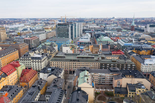 istock Stockholm city seen from above 1144992458