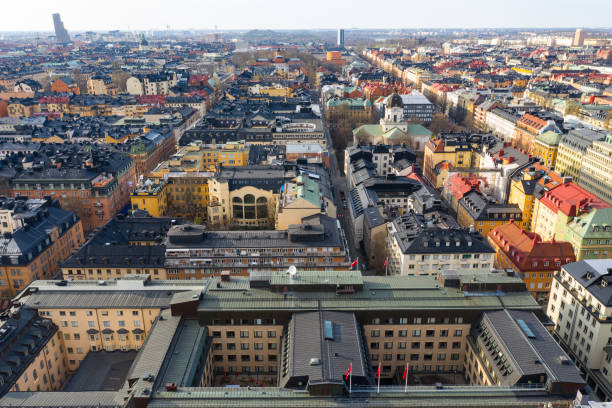 istock Stockholm city seen from above 1144992523