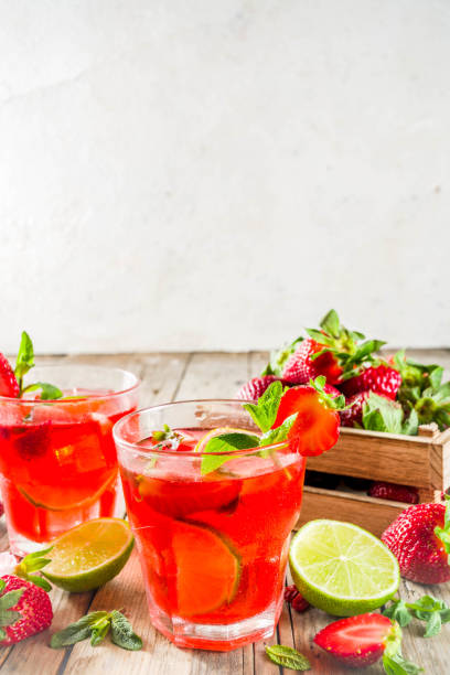 istock Homemade strawberry lemonade 1144996062