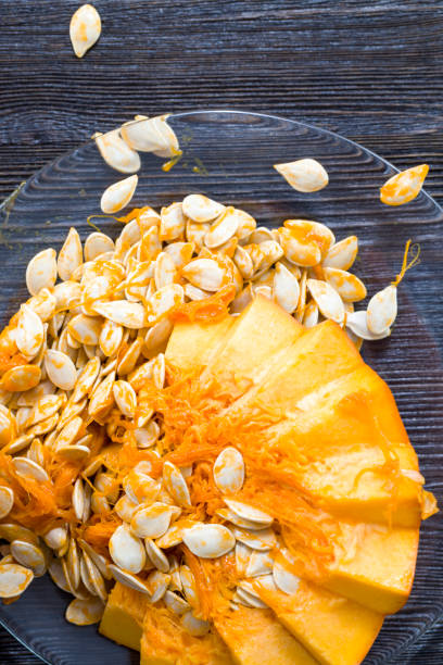 istock sliced ripe orange pumpkin 1145004063