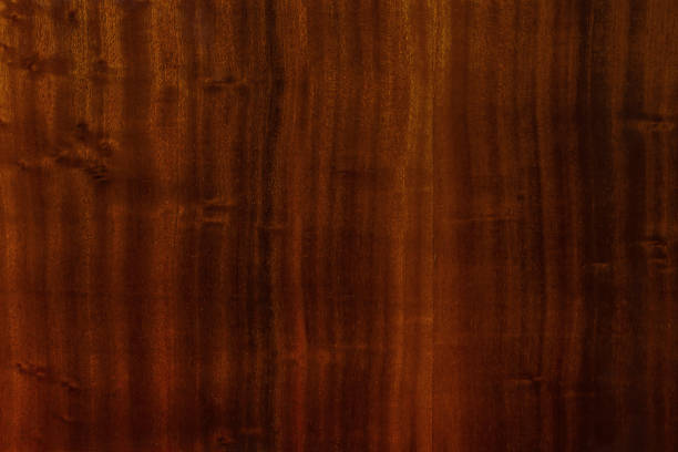 texture in legno lucido. lo sfondo della trama in legno lucido. texture-dark-cherry - knotted wood plank wall abstract texture foto e immagini stock