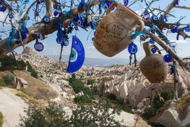 istock Tree And Evil Eye Amulet In Cappadocia Turkey 1145009807